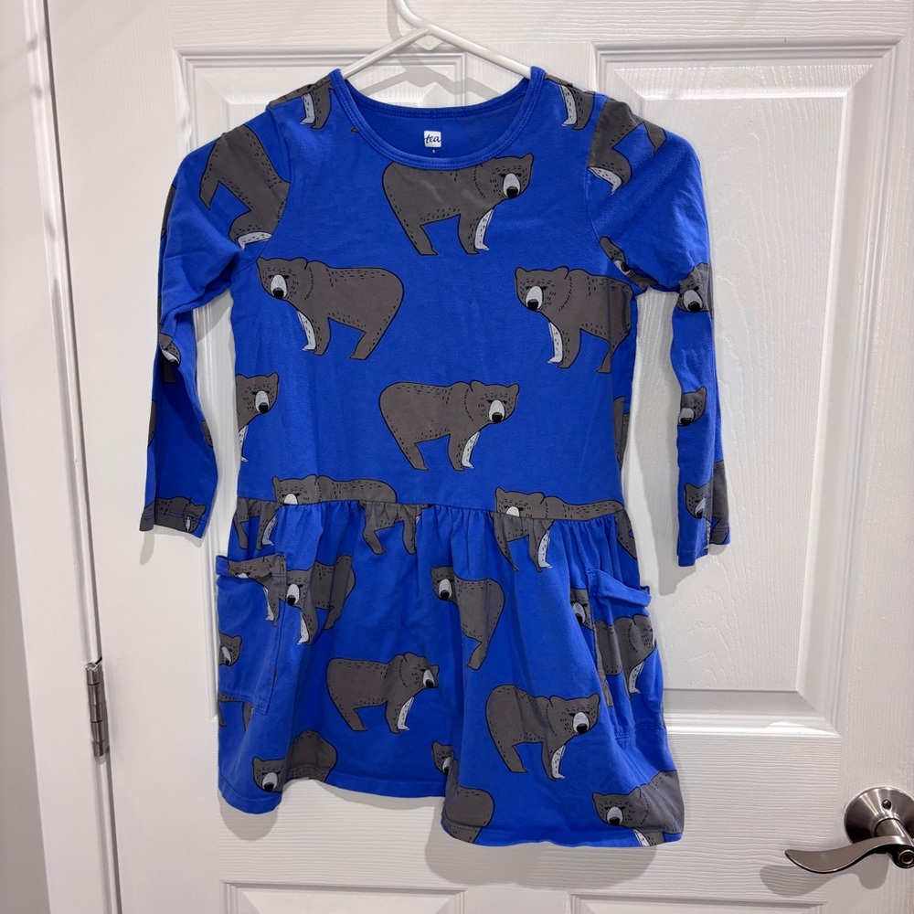 🔴 Tea Collection bear print dress